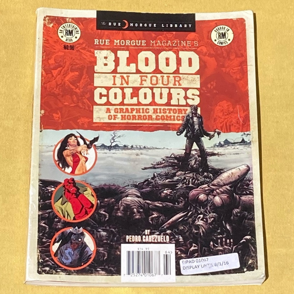 Rue Morgue Magazine Blood In Four Colours!